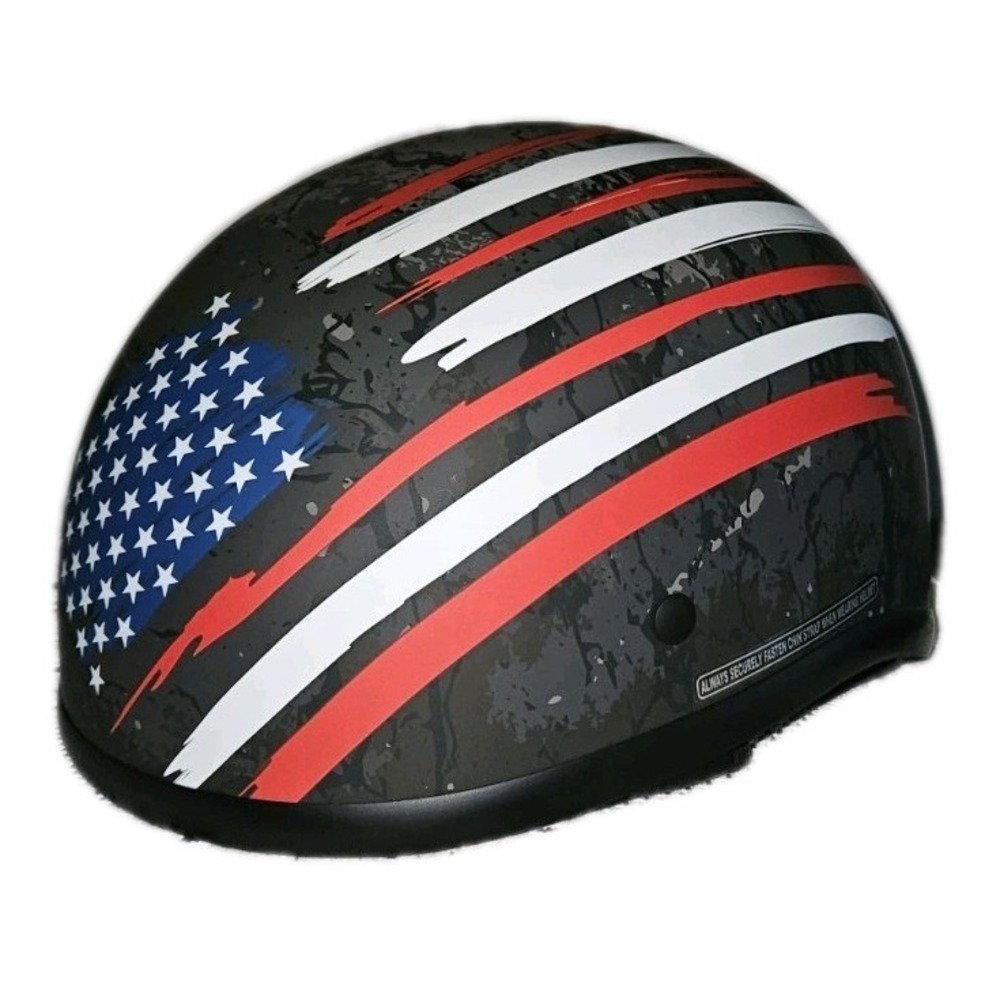 Z1R CC Motorcycle Open Face Helmet Matte Patriotic FMVSS 218 DOT Rated‎ Size S
